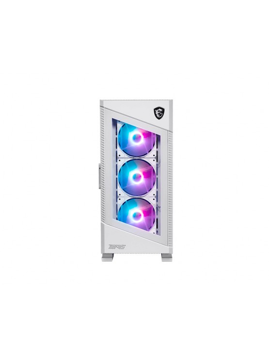 ქეისი: MSI MPG VELOX 100R 4x120mm ARGB Fans Mid Tower White