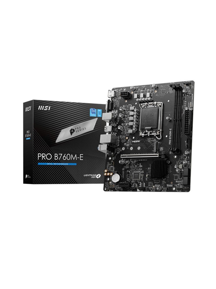 დედა დაფა: MSI PRO B760M-E 2DDR5 LGA1700