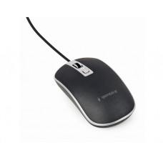 მაუსი: Gembird MUS-4B-06-BS Wired Optical Mouse USB Black/Silver