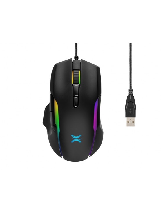 მაუსი: NOXO DEVIATOR RGB Gaming Mouse Black