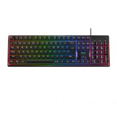 კლავიატურა: NOXO FUSIONLIGHT Rainbow Backlit Gaming Keyboard EN/RU Black