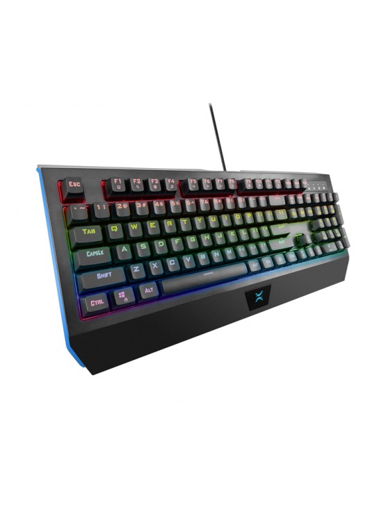 კლავიატურა: NOXO VENGEANCE Mechanical Rainbow Backlit Gaming Keyboard BLUE Switch EN/RU Black