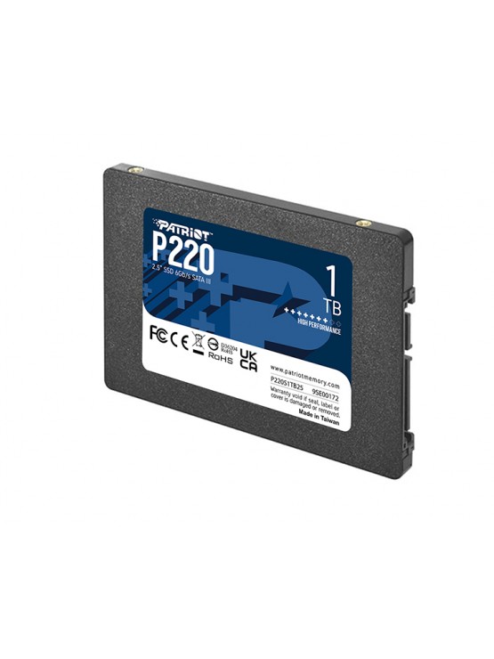 მყარი დისკი: Patriot P220 1TB SSD SATA 3 2.5" - P220S1TB25
