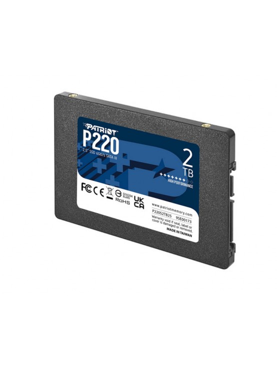 მყარი დისკი: Patriot P220 2TB SSD SATA 3 2.5" - P220S2TB25
