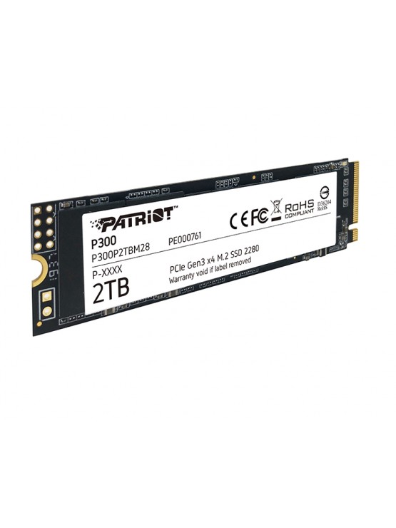 მყარი დისკი: Patriot P300 2TB SSD M.2 PCI-E 3.x x4 - P300P2TBM28