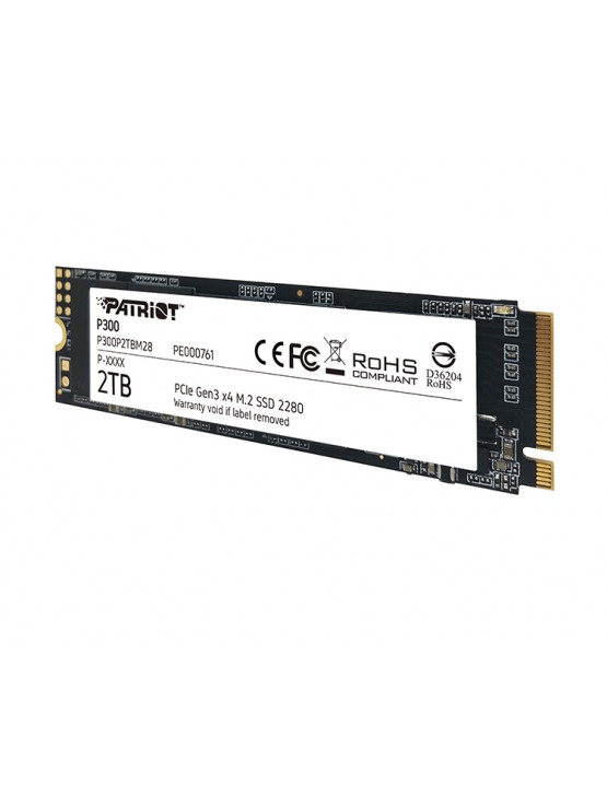 მყარი დისკი: Patriot P300 2TB SSD M.2 PCI-E 3.x x4 - P300P2TBM28