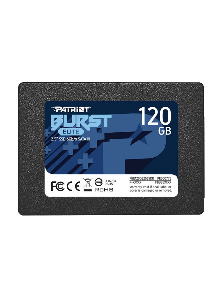მყარი დისკი: Patriot  BURST ELITE SSD 120GB SATA3 2.5 - PBE120GS25SSDR