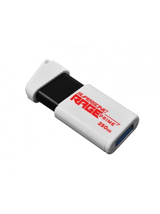 ფლეშ მეხსიერება: Patriot Supersonic Rage Prime 250GB USB3.2 White/Black - PEF250GRPMW32U