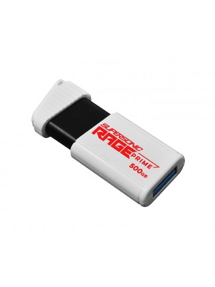 ფლეშ მეხსიერება: Patriot Supersonic Rage Prime 500GB USB3.2 White/Black - PEF500GRPMW32U