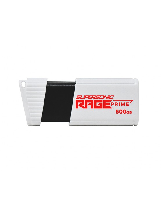 ფლეშ მეხსიერება: Patriot Supersonic Rage Prime 500GB USB3.2 White/Black - PEF500GRPMW32U