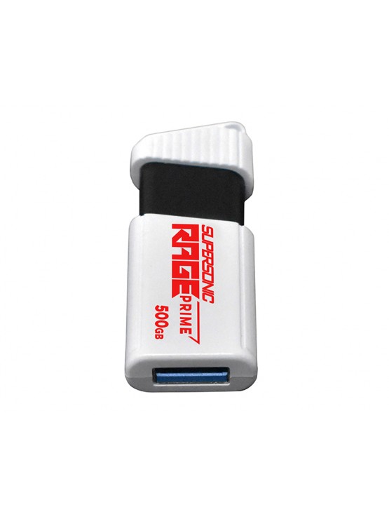 ფლეშ მეხსიერება: Patriot Supersonic Rage Prime 500GB USB3.2 White/Black - PEF500GRPMW32U