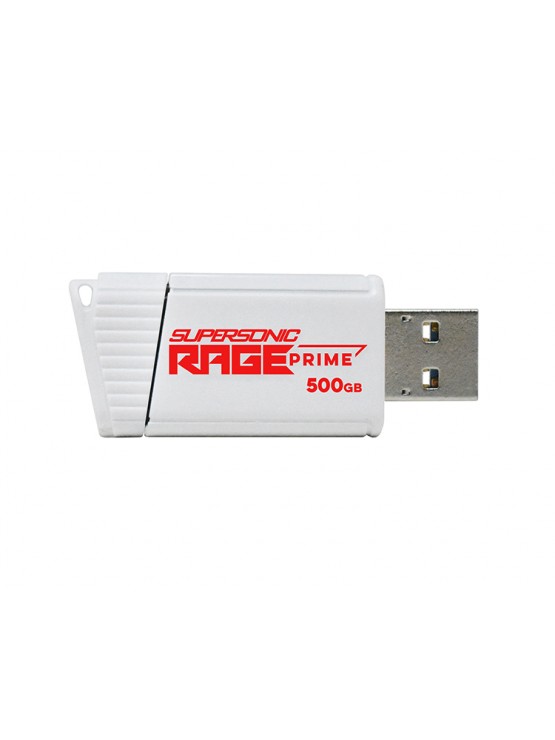 ფლეშ მეხსიერება: Patriot Supersonic Rage Prime 500GB USB3.2 White/Black - PEF500GRPMW32U