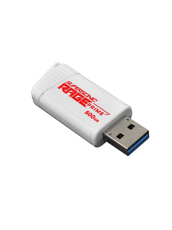 ფლეშ მეხსიერება: Patriot Supersonic Rage Prime 500GB USB3.2 White/Black - PEF500GRPMW32U