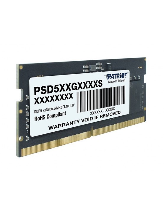 ოპერატიული მეხსიერება: Patriot Signature DDR5 16GB 4800MHz SODIMM - PSD516G480081S
