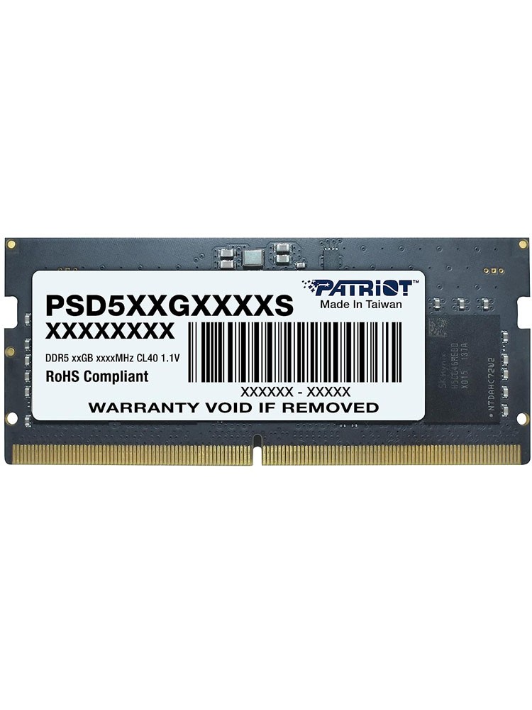ოპერატიული მეხსიერება: Patriot Signature DDR5 16GB 5600MHz SODIMM - PSD516G560081S