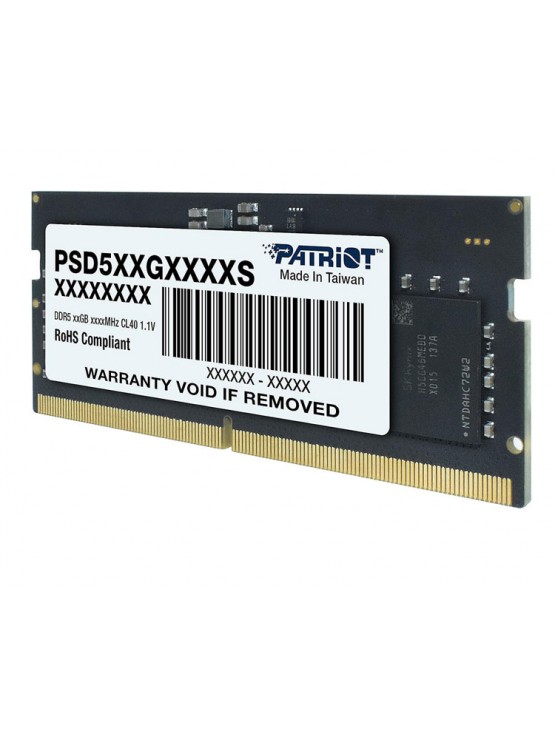 ოპერატიული მეხსიერება: Patriot Signature DDR5 16GB 5600MHz SODIMM - PSD516G560081S