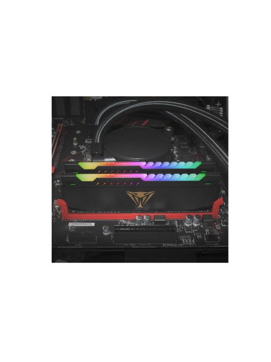 ოპერატიული მეხსიერება: Patriot Viper Steel RGB 16GB 3600MHz DUAL KIT - PVSR416G360C0K