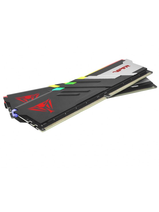 ოპერატიული მეხსიერება: Patriot Viper Venom RGB DDR5 32GB 5600MHz DUAL KIT - PVVR532G560C36K