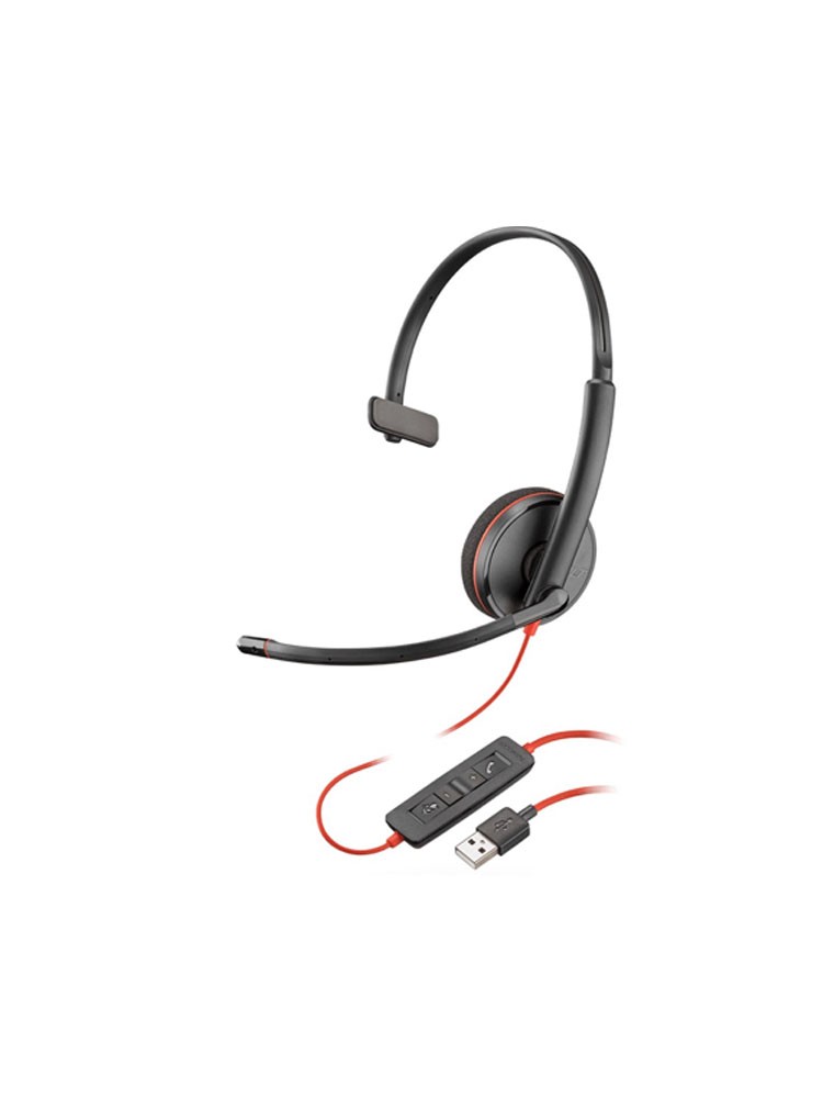 ყურსასმენი: Poly - Plantronics Blackwire C3210 USB-A Headset - 209744-201