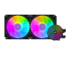 ქულერი: DarkFlash Radiant DC-240 Liquid RGB CPU Universal Cooler Black