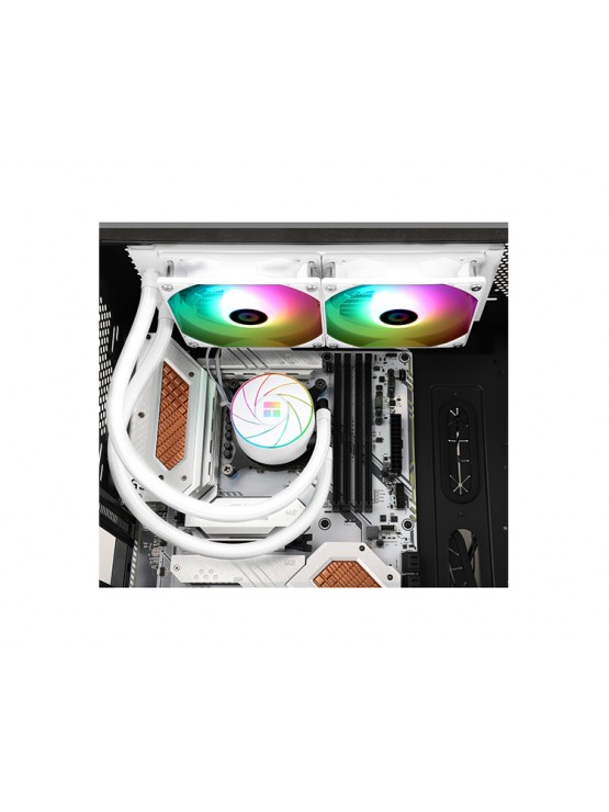 ქულერი: THERMALRIGHT Aqua Elite 240 WHITE V3 ARGB AIO Liquid CPU Universal Cooler