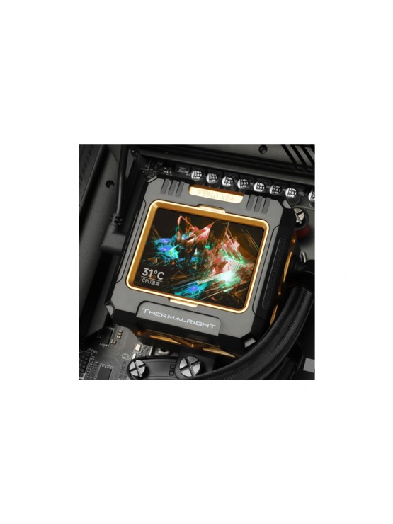 ქულერი: THERMALRIGHT FROZEN WARFRAME 360 BLACK ARGB CPU Universal Cooler