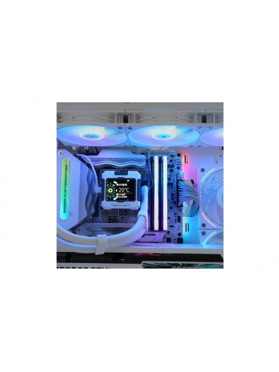 ქულერი: THERMALRIGHT FROZEN WARFRAME 360 WHITE ARGB CPU Universal Cooler