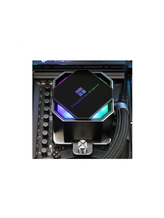 ქულერი: THERMALRIGHT Frozen Prism 360 BLACK ARGB CPU Universal Cooler