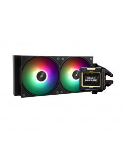 ქულერი: THERMALRIGHT Frozen Warframe 240 BLACK ARGB CPU Universal Cooler