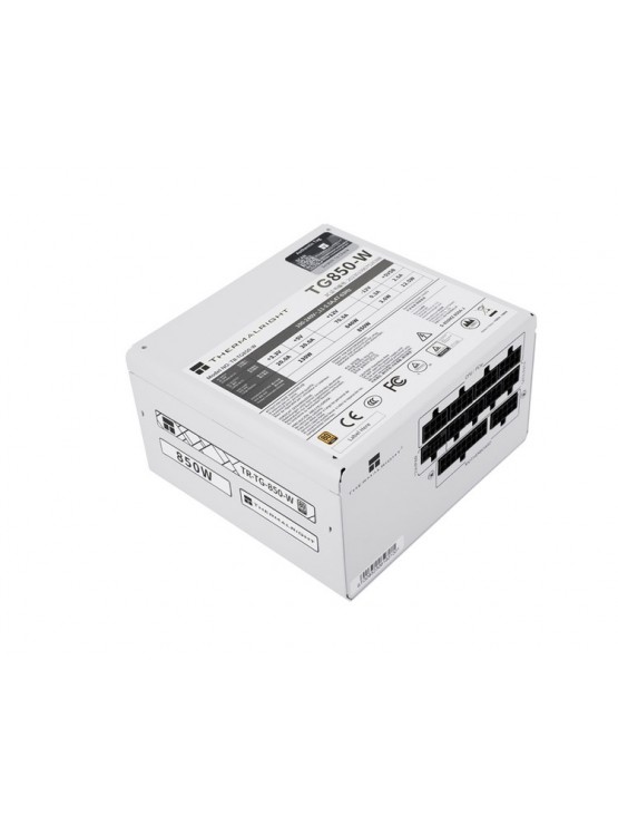 კვების ბლოკი: THERMALRIGHT 800W 80 Plus Gold modular PSU White - TR-TG850-W