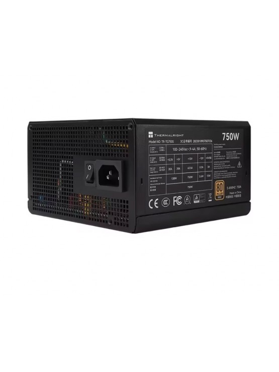 კვების ბლოკი: THERMALRIGHT 750W 80 Plus Gold PSU - TR-TG750S