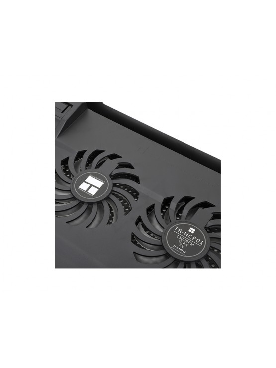 ნოუთბუქის ქულერი: THERMALRIGHT TR-NCP01B Notebook Cooling Stand Black