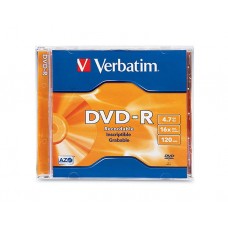 კომპაქტური დისკი: Verbatim DVD-R 16x Slim Case
