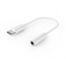 ადაპტერი: Gembird A-CM-3.5F-01 USB type-C plug to stereo 3.5 mm Audio Adapter Cable White