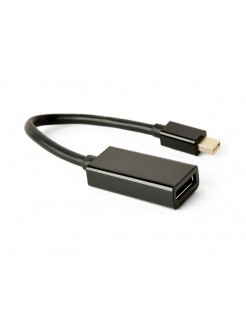ადაპტერი: Gembird A-mDPM-DPF4K-01 4K/30Hz Mini DisplayPort to DisplayPort adapter Black