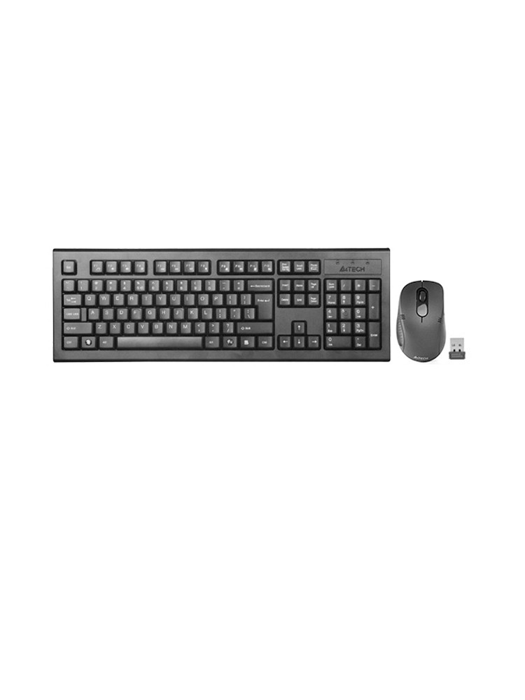 კლავიატურა-მაუსი: A4Tech 7100N Wireless Desktop EN/RU layout Black