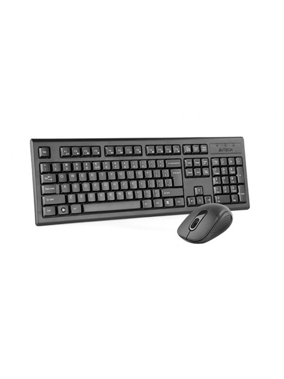 კლავიატურა-მაუსი: A4Tech 7100N Wireless Desktop EN/RU layout Black