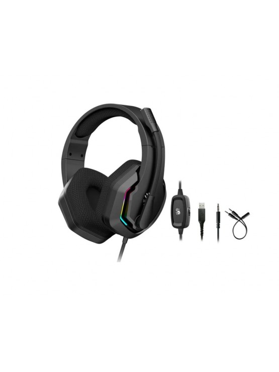 ყურსასმენი: A4tech Bloody G260P RGB Gaming Headphone Black