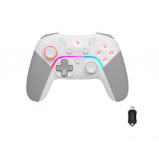 ჯოისტიკი: A4Tech Bloody GPW70 2.4G Wireless RGB Gaming Controller Sports White