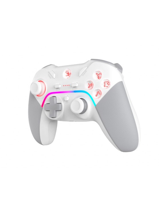 ჯოისტიკი: A4Tech Bloody GPW70 2.4G Wireless RGB Gaming Controller Sports White