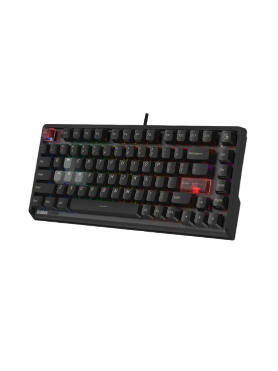კლავიატურა: A4Tech Bloody LK70 Light Strike Speed Neon Gaming Keyboard Ash Black