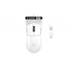 მაუსი: A4Tech Bloody R77 Ultra Dock Dual Mode Wireless Gaming Mouse White