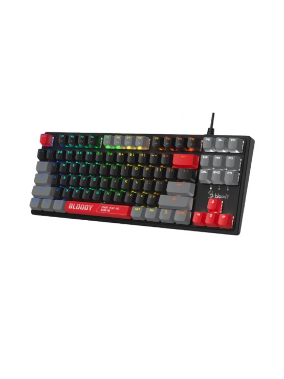 კლავიატურა: A4tech Bloody S310N Mechanical Switch RGB Gaming Keybord Energy Red