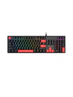 კლავიატურა: A4Tech Bloody S520N Mechanical Red Plus Switch RGB Gaming Keyboard Fire Black