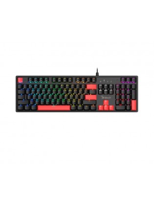 კლავიატურა: A4Tech Bloody S520N Mechanical Red Plus Switch RGB Gaming Keyboard Fire Black