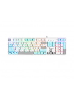 კლავიატურა: A4Tech Bloody S520N Mechanical BLMS Blue Switch RGB Gaming Keyboard Icy White