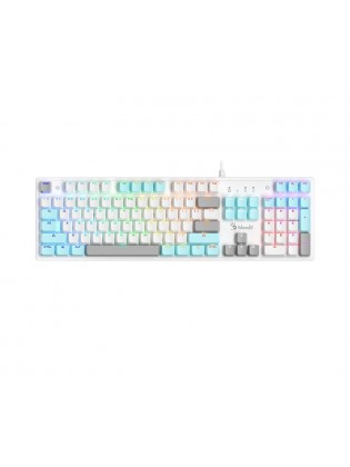კლავიატურა: A4Tech Bloody S520N Mechanical BLMS Blue Switch RGB Gaming Keyboard Icy White