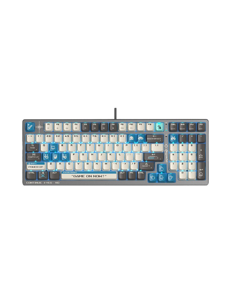 კლავიატურა: A4tech Bloody S98 Mechanical Keyboard Pixels Blue