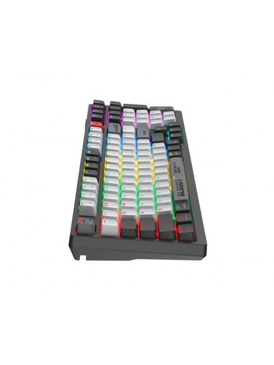 კლავიატურა: A4Tech Bloody WS98 Dual-Core Wireless Mechanical Keyboard BLMS Red Plus Switch Bloody Grey