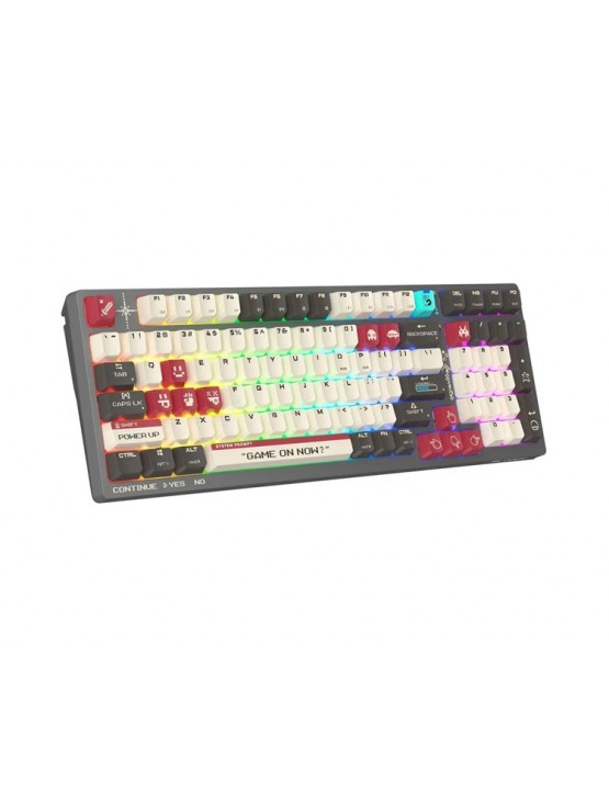 კლავიატურა: A4Tech Bloody WS98 Dual-Core Wireless Mechanical Keyboard BLMS Red Plus Switch Pixels Red